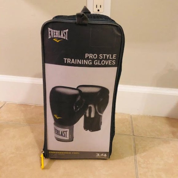 [Like New] Everlast Pro Style Training Gloves -Blk - Picture 6 of 11
